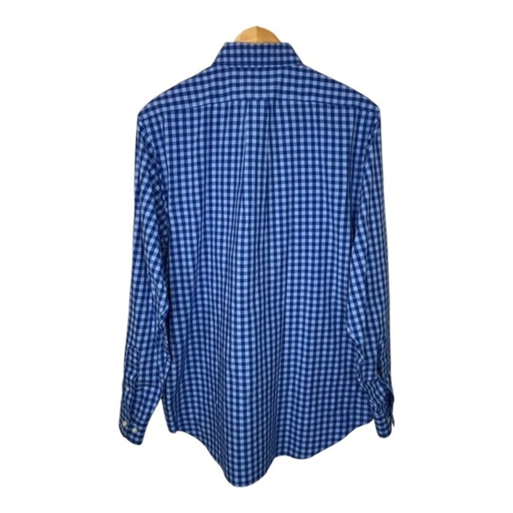 Rainforest Gingham Check Button Down Long Sleeve … - image 3